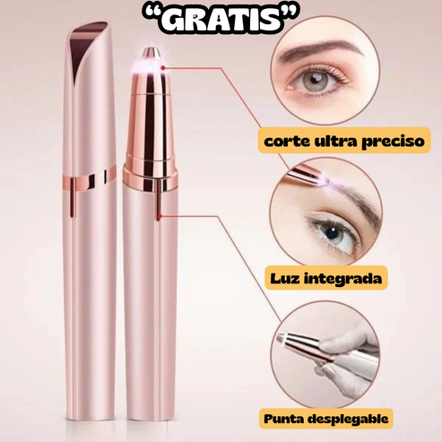 Brillahair® Cortador de puntas + Depilador Eléctrico y Ebook